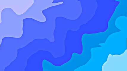 Blue background with waves