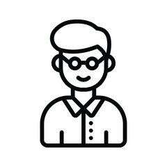 Have a look at creative icon of dad avatar, premium vector