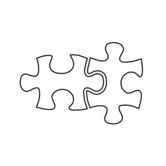 Puzzle Pieces vector concept icon