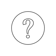 Question Mark icon vector