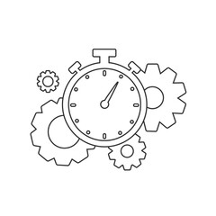 Productivity Icon on white. Vector