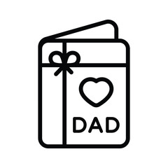 Card inside letter envelope showing concept icon of greeting card