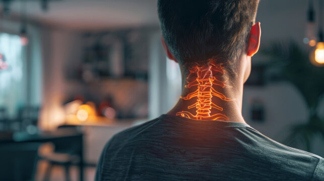 The Cost of Comfort? Man Experiences Neck Strain at Home 