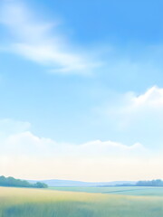 field of grass and sky