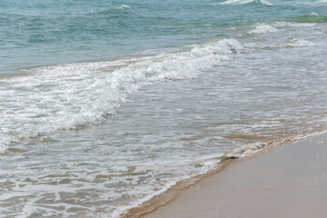 Sea background Tropical summer vacation concept on the summer sands