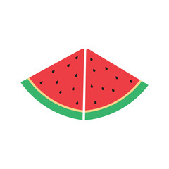 Fresh watermelon fruit vector illustration