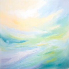 abstract watercolor background with  sky and landscape