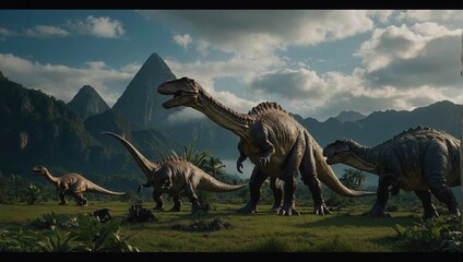 The magnificence of the Jurassic age dinosaurs