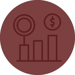 Analysis Vector Line Maroon Circle Maroon