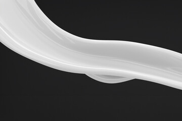 흐르는 액체 하얀 우유