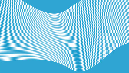 Cyan blue abstract background with curve line for backdrop or presentation