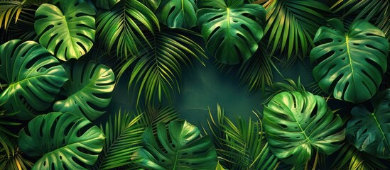 Tropical Leaf Border