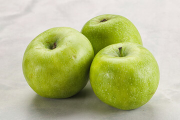 Sweet and juicy green apple
