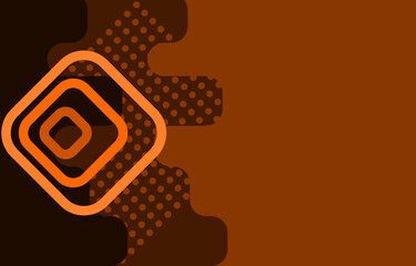 Background vector abstract geometry flat. Chocolate color background