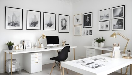 Photo interior modern design room 3d illustration
