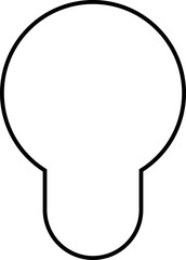 Keyhole icon. premium door key hole. Shape of lock of door. Pictogram Logo design template for home and entrance. Mysterious silhouette door lock. Vector icons, isolated on transparent background,