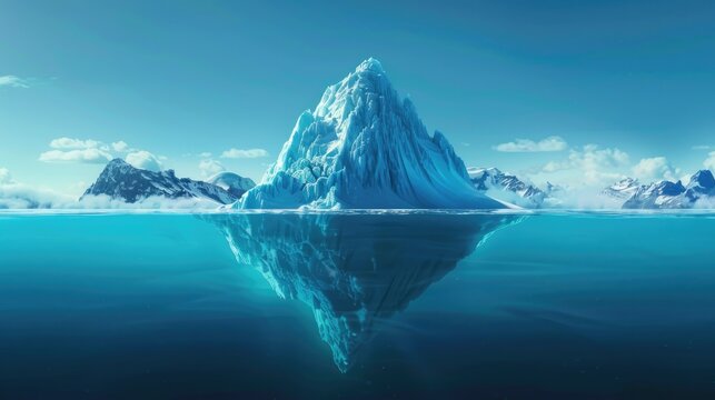 Tip of the iceberg metaphor, illustrating hidden complexities