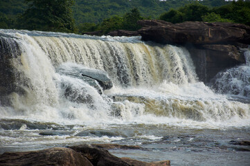 Fototapeta premium waterfall in the mountains