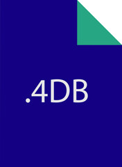 4DB File icon fill crisp corners v1