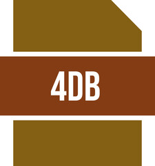 4DB Icon crisp corner with transparent center