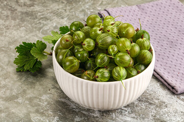 Ripe sweeet and juicy gooseberry