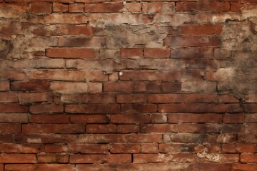 Obraz premium old brick wall brown color for background or texture