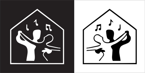  IIlustration Vector graphics of Music and Party icon