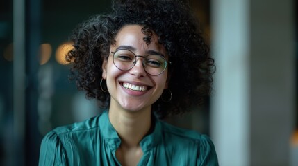 The Woman with Glasses