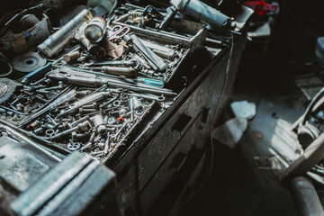 workbench, DIY, equipment, clutter, hardware