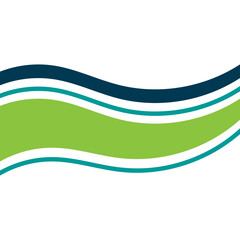 Business Wave Border