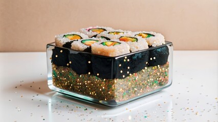 Obraz premium sushi in a bowl