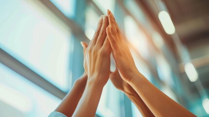High-Five Team Celebration