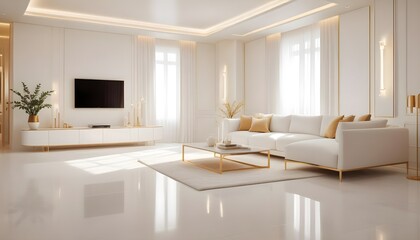 Photo interior modern design room 3d illustration