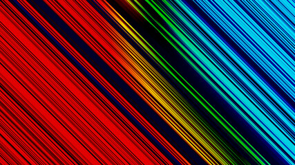 レインボー系のカラフルな高速斜線のバックグラウンド