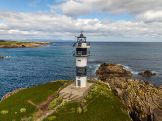 Faro de Isla Pancha en Ribadeo Lugo Galicia