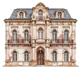 Fototapeta premium Elegant historic architectural facade