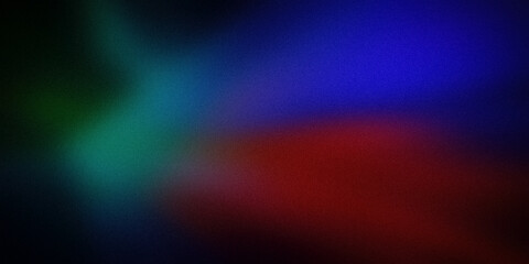 Dark abstract gradient background featuring smooth transitions between deep green, blue, and red hues. Perfect for dramatic and modern digital designs and creative projects