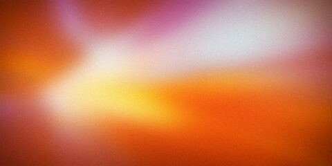 Vibrant and warm abstract gradient background featuring rich orange and soft white hues, with a touch of pink and yellow. Ideal for adding a lively and energetic feel to digital designs projects