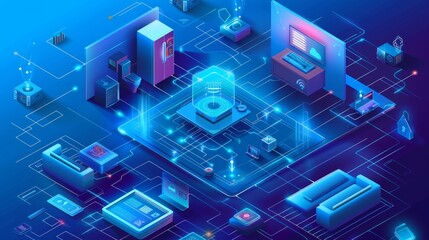 Smart Home IoT Devices in a Connected Environment