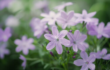 Purple Wildflowers in Bloom