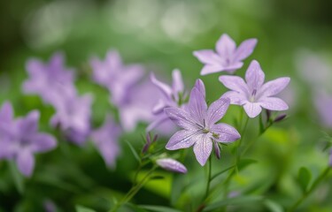 Purple Wildflowers in Bloom