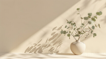 Set a soft pastel neutral background for a modern