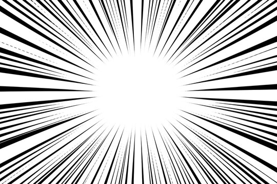 PNG Dynamic radial burst comic effect