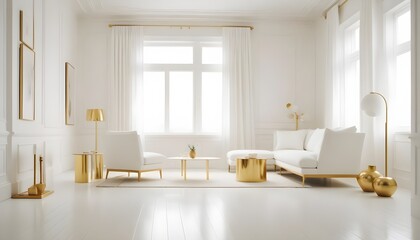 Photo interior modern design room 3d illustration