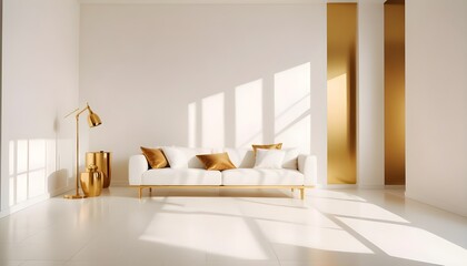 Photo interior modern design room 3d illustration