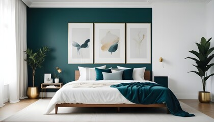 Photo interior modern design room 3d illustration