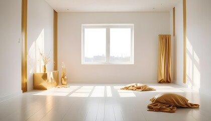 Photo interior modern design room 3d illustration