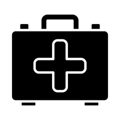 Obraz premium First Aid Kit glyph icon