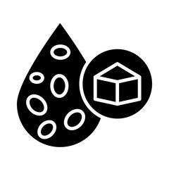 Diabetes Test Kit glyph icon