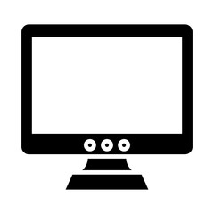 Monitor glyph icon